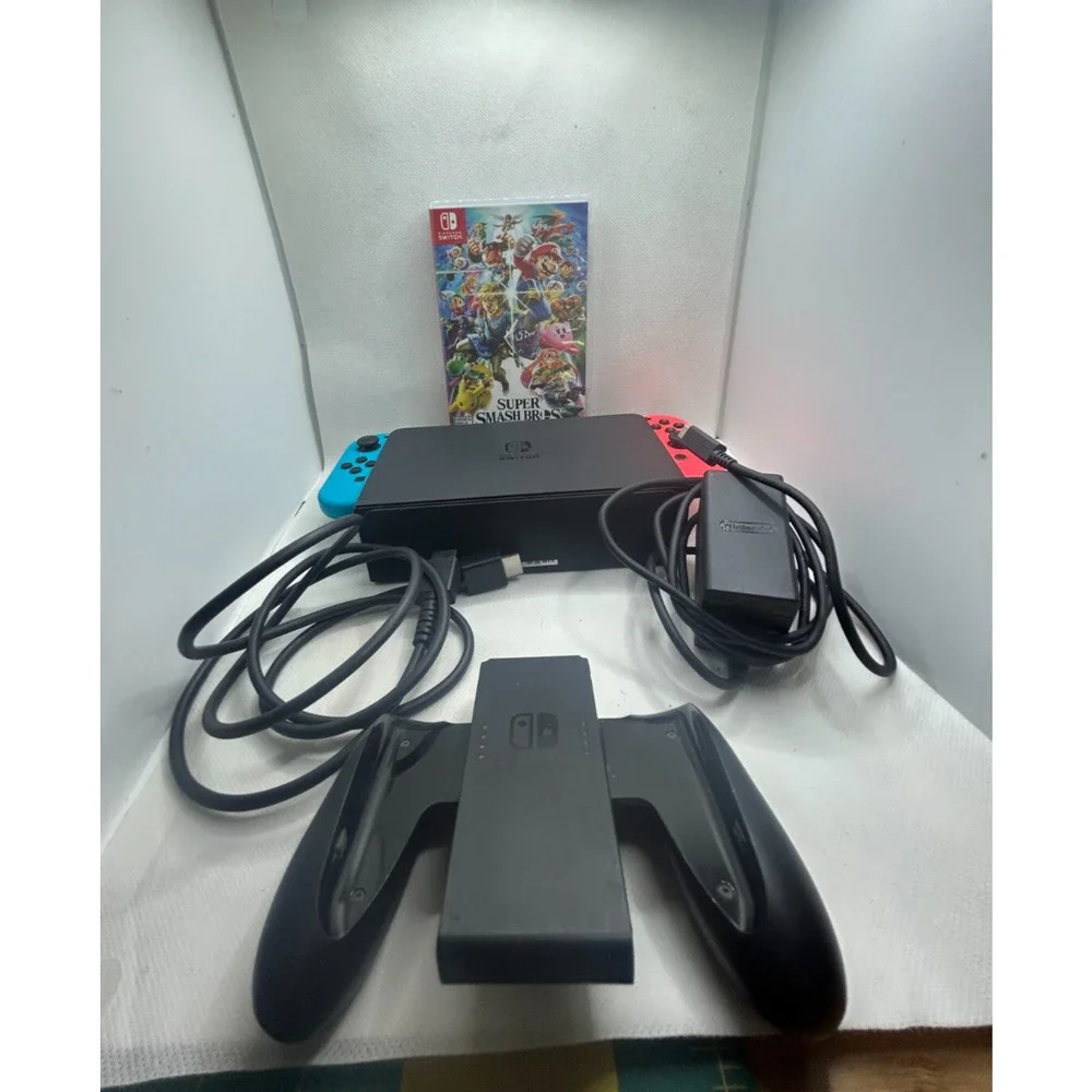 Nintendo Switch OLED Console W/Super Smash Bros Ultimate